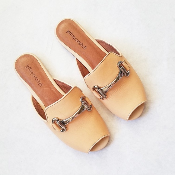 flat mule slides open toe